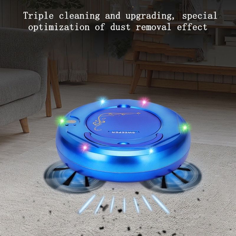 Smart Robot Vacuum Cleaner – Automatic Lazy Cleaning Sweeper with Strong Suction for Home & Office