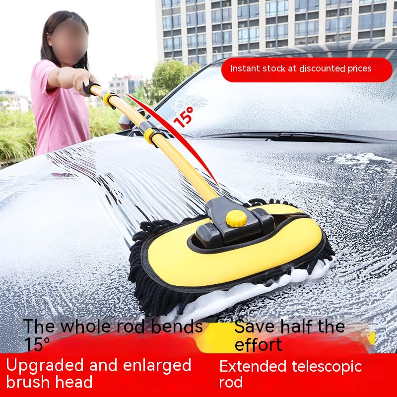 Telescopic Car Cleaning Brush – Curved Dust Removal Tool for Interior Detailing, Dashboard & Hard-to-Reach Areas
