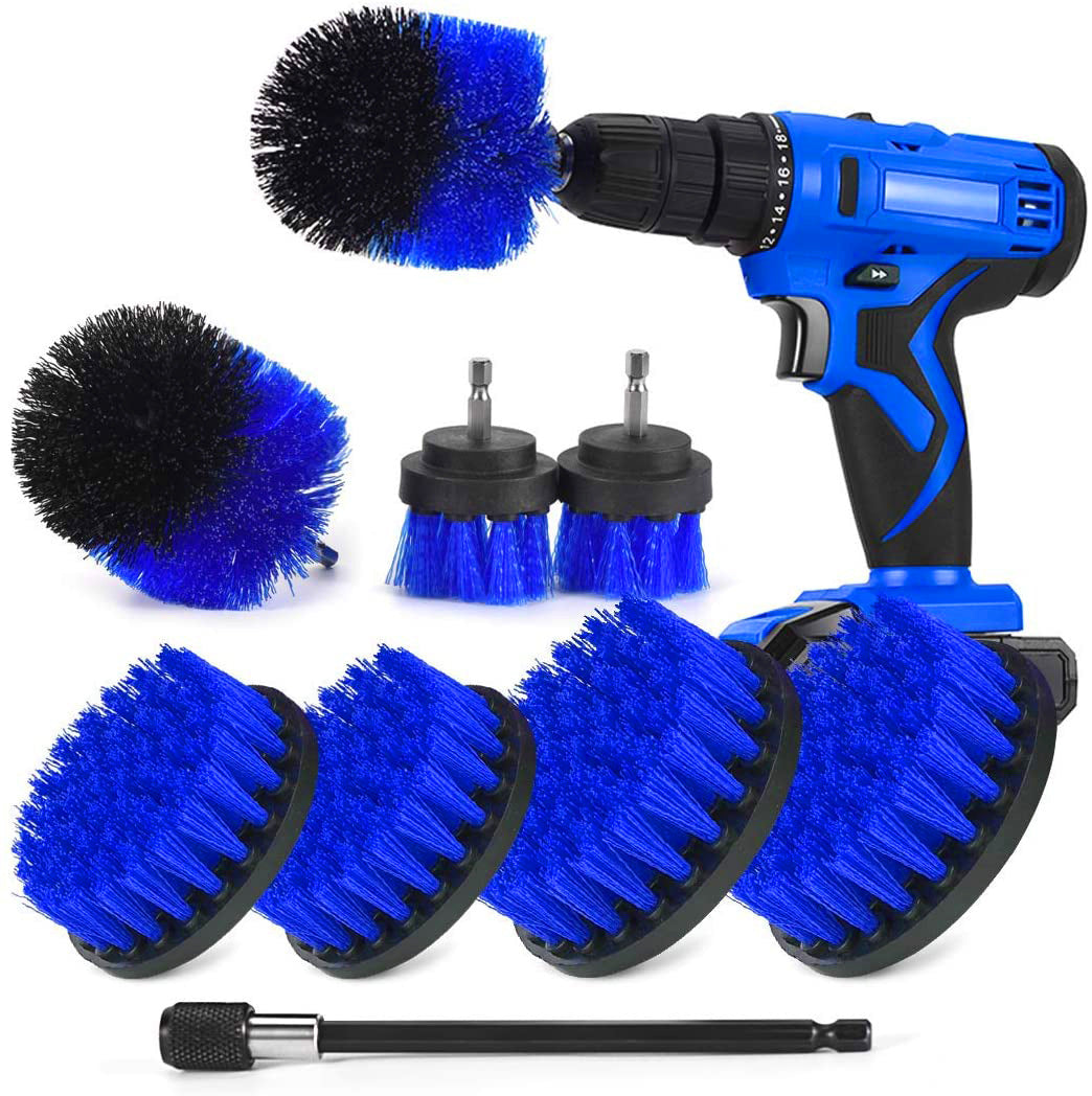 Electric Drill Cleaning Brush Set – Power Scrubber Drill Attachments for Bathroom, Kitchen, Tiles & Car Detailing
